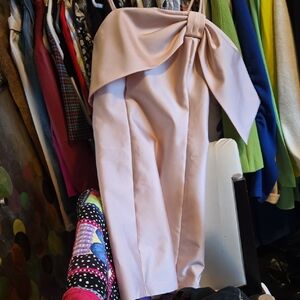 Addition Elle Soft Pink Satin Dress.